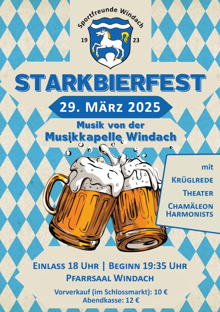 Plakat Starkbierfest 2025